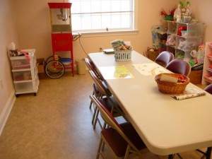 Craft Area of Activity Room